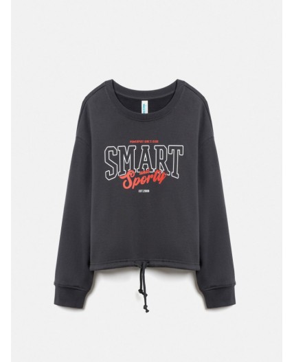 Джемпер детский для девочек Vlasta_sw темно-серый