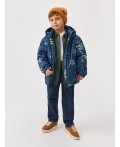 Куртка детская для мальчиков Vinci синий принт
