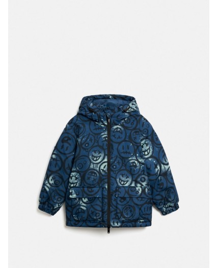 Куртка детская для мальчиков Vinci синий принт
