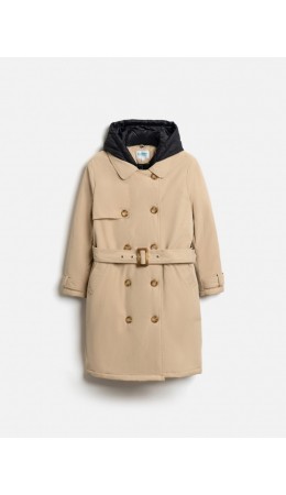 Плащ детский для девочек Machia бежевый