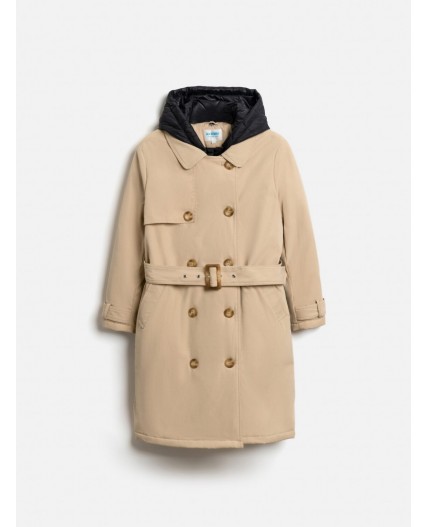 Плащ детский для девочек Machia бежевый