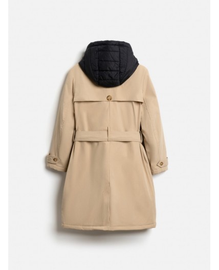 Плащ детский для девочек Machia бежевый