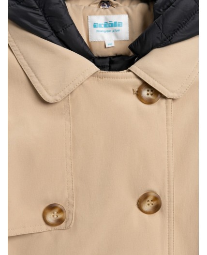 Плащ детский для девочек Machia бежевый