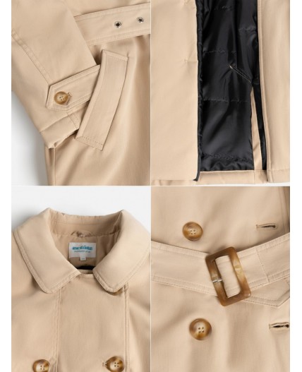 Плащ детский для девочек Machia бежевый