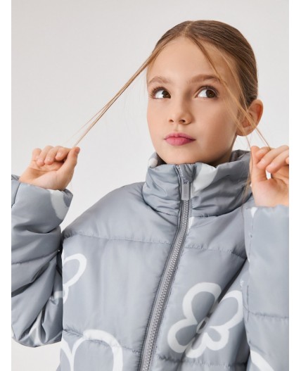 Куртка детская для девочек Sforza серый