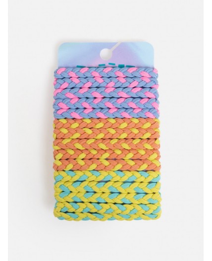 Набор из 15 резинок для волос дет. Namha цветной