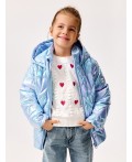 Куртка детская для девочек Cesare голубой