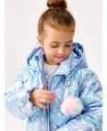 Куртка детская для девочек Cesare голубой