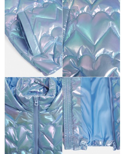 Куртка детская для девочек Cesare голубой