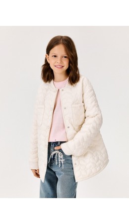 Куртка детская для девочек Anitak молочный