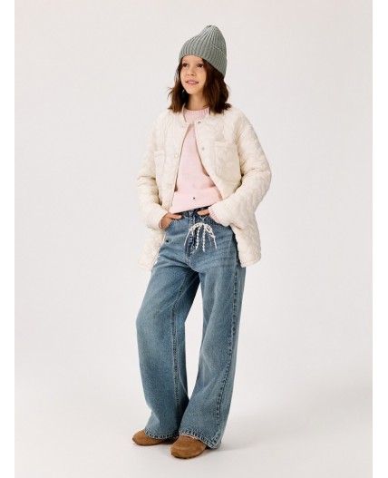 Куртка детская для девочек Anitak молочный