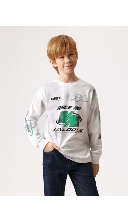 Джемпер детский для мальчиков Kem белый