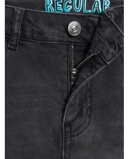 Брюки джинсовые детские для мальчиков Shiva темно-серый