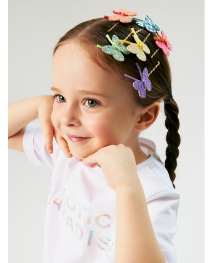 Набор из 6 заколок для волос дет. Vince цветной