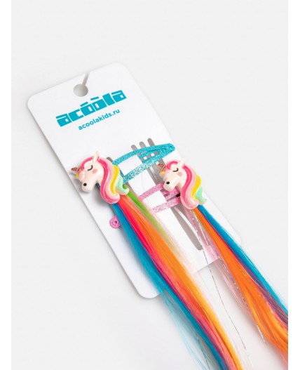 Набор из 2 заколок для волос дет. Niccy цветной