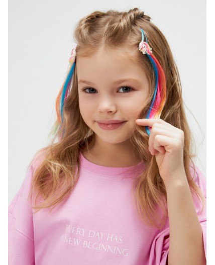 Набор из 2 заколок для волос дет. Niccy цветной
