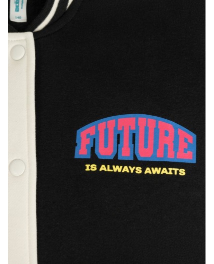 Куртка детская для девочек Tahat черно-белый