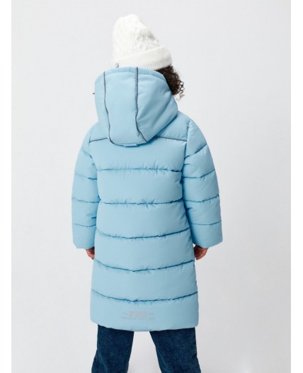 Пальто детское для девочек Kynes голубой