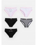 Трусы детские для девочек в наборе из 5 шт. Taisa цвет в ассортименте