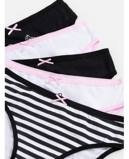Трусы детские для девочек в наборе из 5 шт. Taisa цвет в ассортименте
