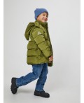Пальто детское для мальчиков Rabban хаки