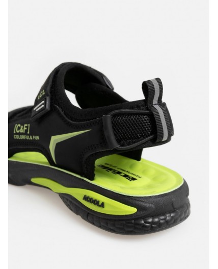 Туфли открытые детские для мальчиков Miсhel черный