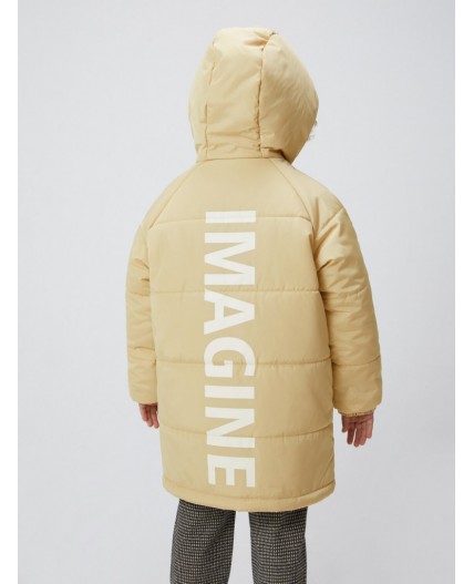 Куртка детская для девочек Yueh бежевый
