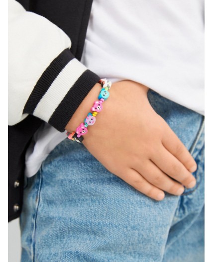 Набор (бусы + браслет) детский Linhad разноцветный