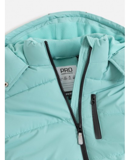 Пальто детское для девочек Kynes2 серо-голубой