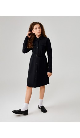 Платье детское для девочек Informatics черный-синий