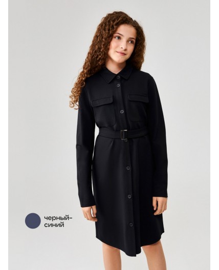 Платье детское для девочек Informatics черный-синий