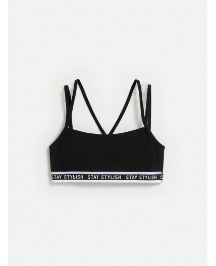 Бюстгальтер спортивный для девочек Imani черный