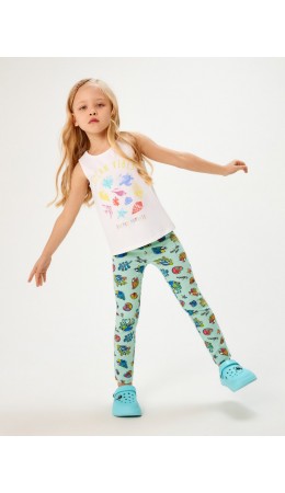 Майка детская для девочек Zagar белый