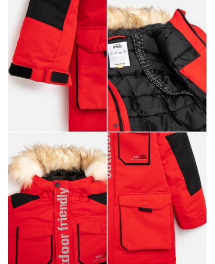 Куртка детская для мальчиков Vries красный