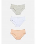 Трусы детские для девочек в наборе из 3шт Vanessa цвет в ассортименте