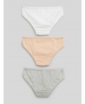 Трусы детские для девочек в наборе из 3шт Vanessa цвет в ассортименте