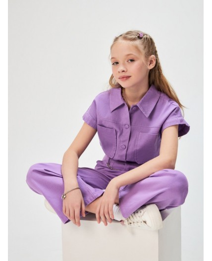 Брюки детские для девочек Tropiks фиолетовый