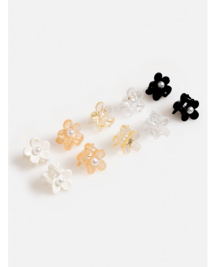 Набор из 10 заколок для волос дет. Tehar разноцветный