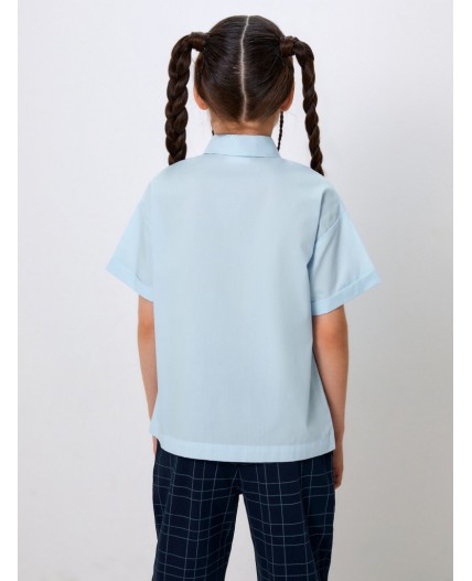 Блузка детская для девочек Rialto голубой