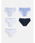 Трусы детские для девочек в наборе из 5 шт. Paimona цвет в ассортименте