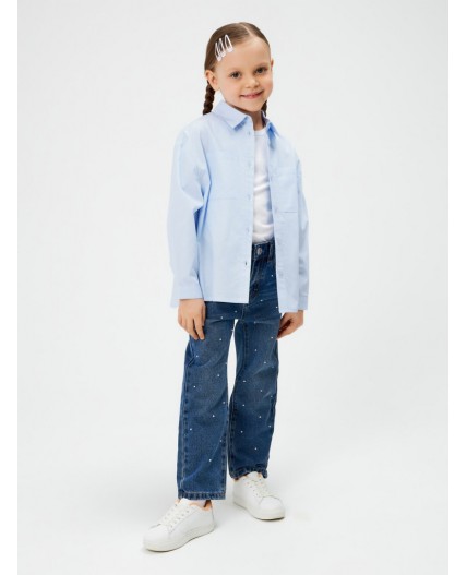 Блузка детская для девочек Nile голубой