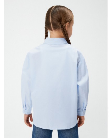 Блузка детская для девочек Nile голубой