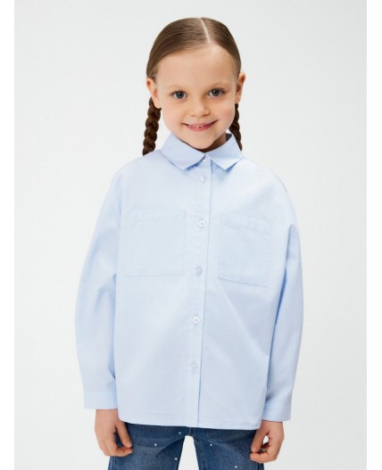 Блузка детская для девочек Nile голубой
