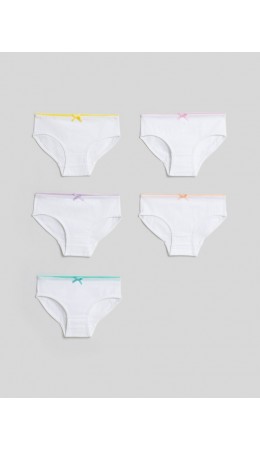 Трусы детские для девочек в наборе из 5 шт. Lorri цвет в ассортименте