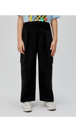 Брюки детские для девочек Lettuce черный