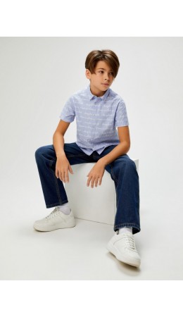 Сорочка верхняя детская для мальчиков Laval набивка