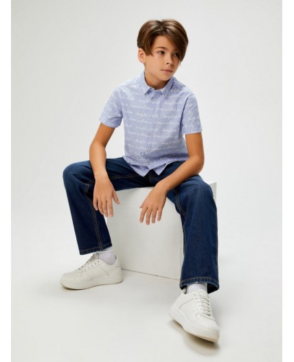 Сорочка верхняя детская для мальчиков Laval набивка