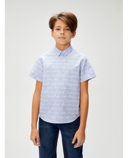 Сорочка верхняя детская для мальчиков Laval набивка