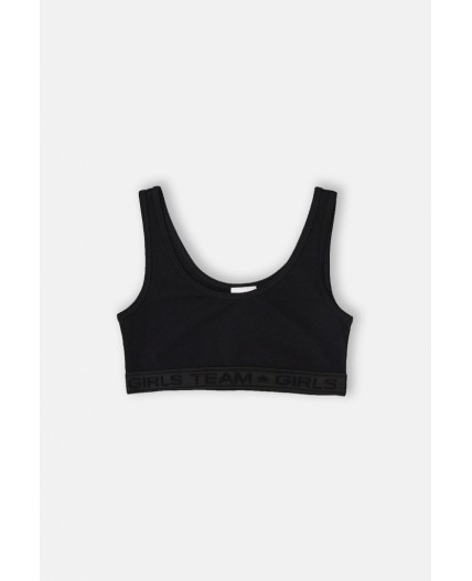 Майка детская для девочек Darla черный