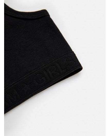 Майка детская для девочек Darla черный